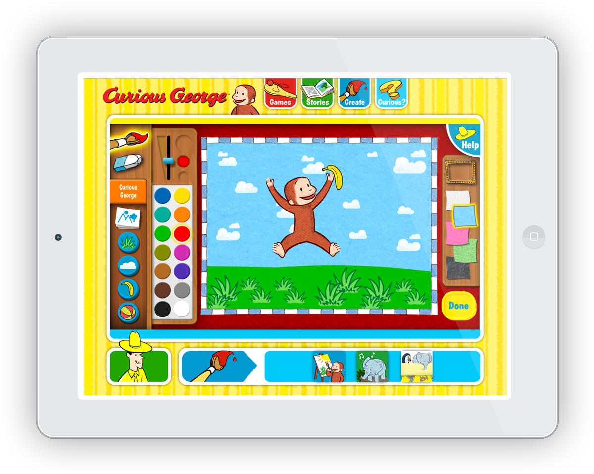 Prev - Curious George (1520x1000), Png Download