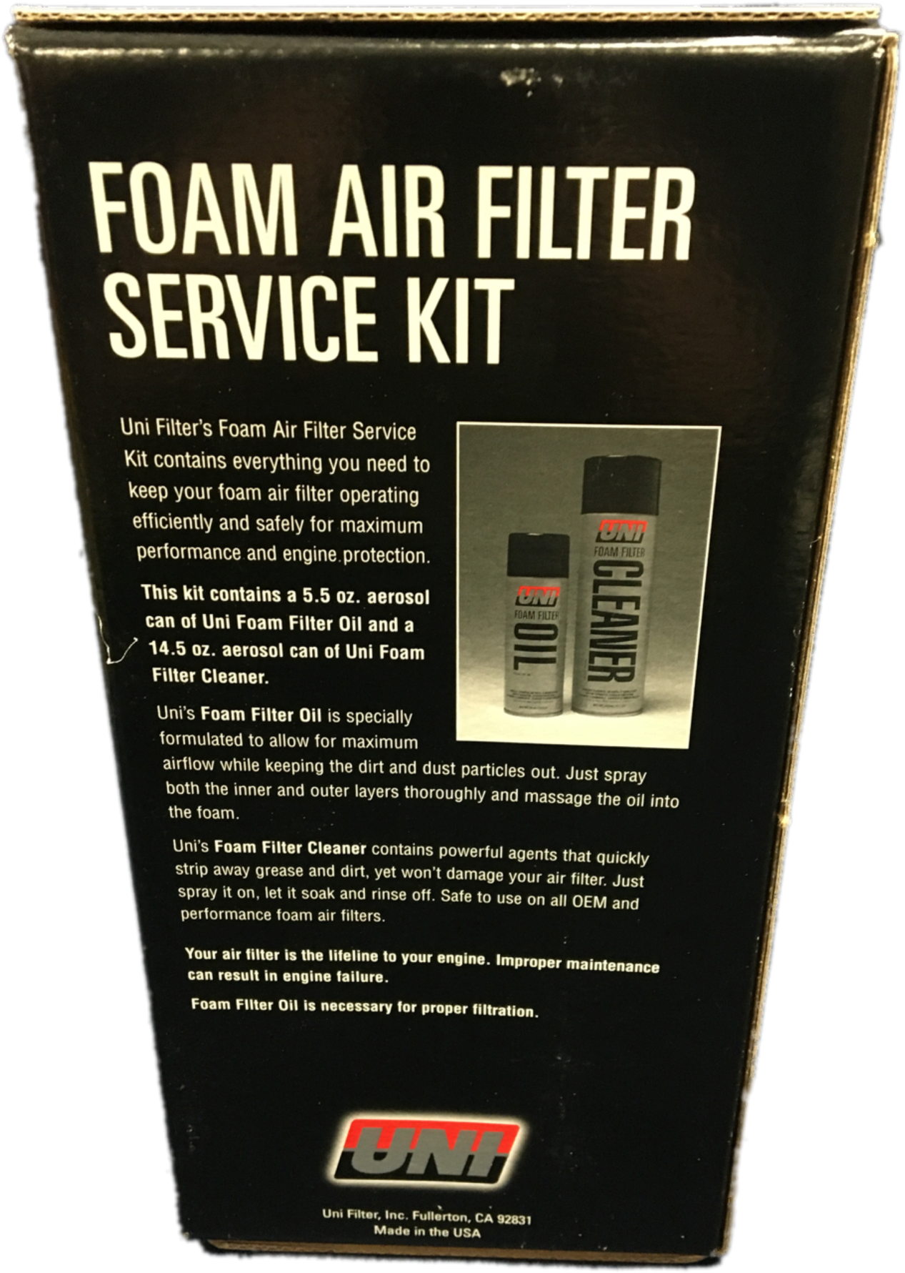 Uni-filter Foam Filter Service Kit (1536x2048), Png Download