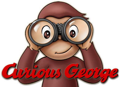 Curious George Movie Image With Logo And Character - Curious George Png (500x281), Png Download