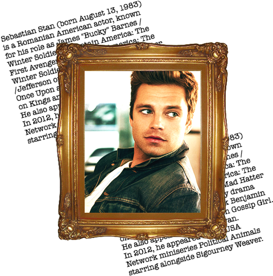 Celebrating 25,000 Posts @ Sebastian Stan - Sebastian Stan Actor Star Art 32x24 Poster Decor (600x700), Png Download