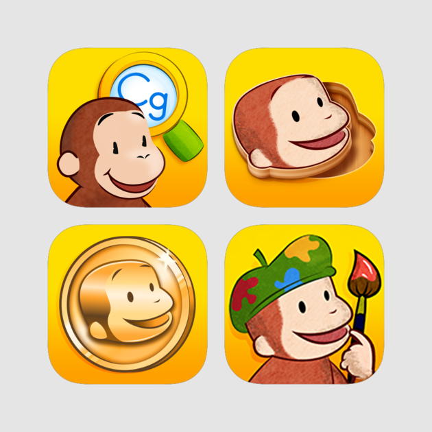 Curious George On The App Store - Curious George (630x630), Png Download