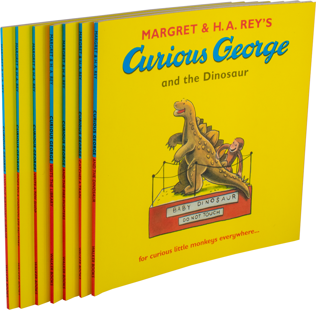 Curious George The Adventorous Little Monkey Seven - Curious George And The Dinosaur By Margret Rey & (1166x1100), Png Download