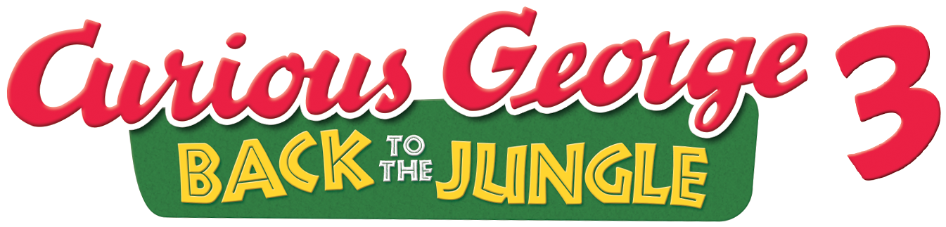 Back To The Jungle - Curious George 3 Back To The Jungle Logo (1400x378), Png Download