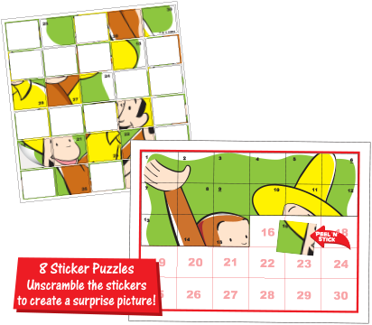 Curious George™ - Curious George (412x360), Png Download