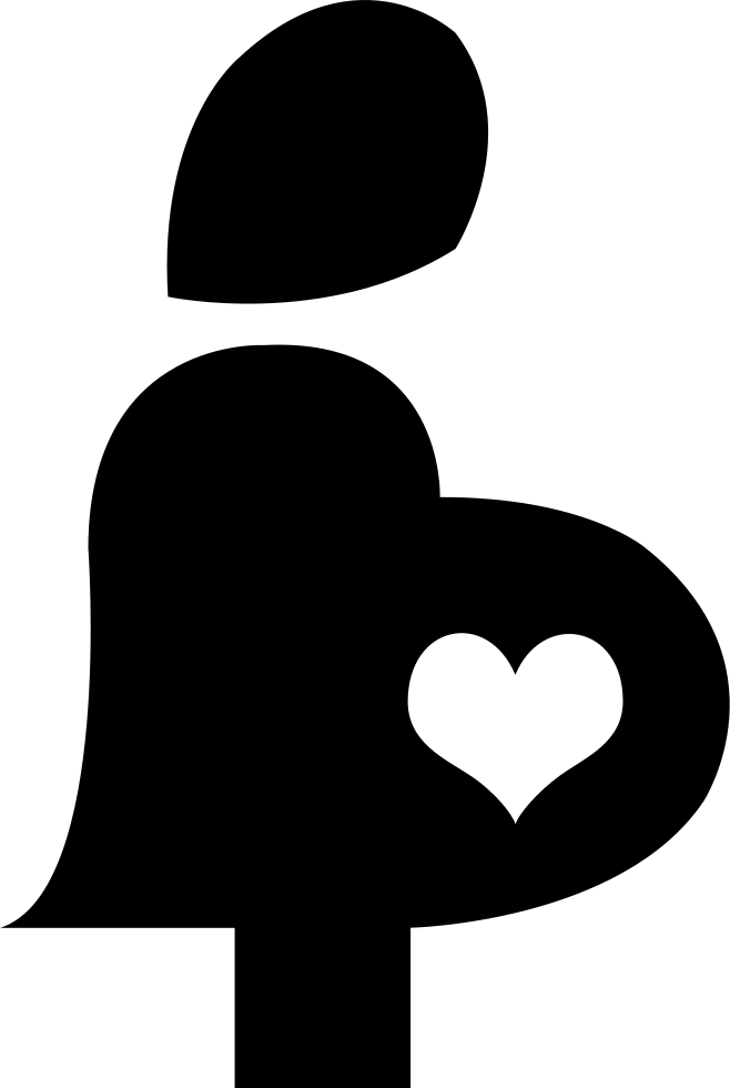 Silhouette Photos At Getdrawings Com Free For - Maternity Icon (658x980), Png Download