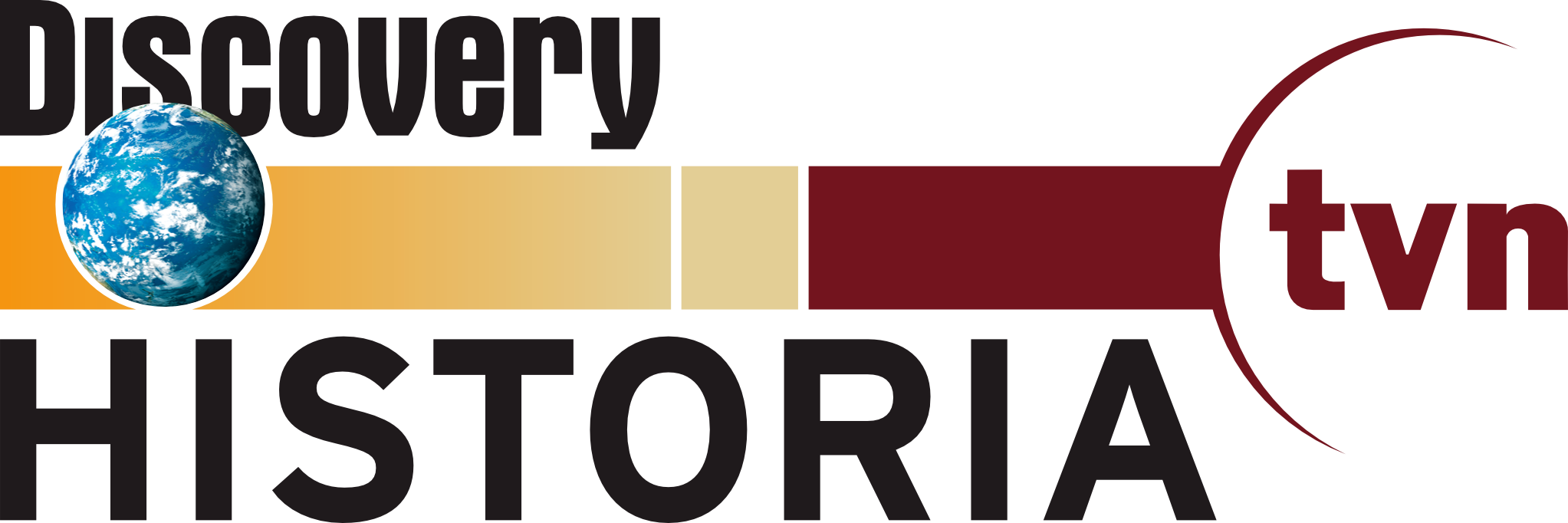 Discovery Channel Logo Transparent Download - Discovery Tvn Historia Logo (2045x682), Png Download