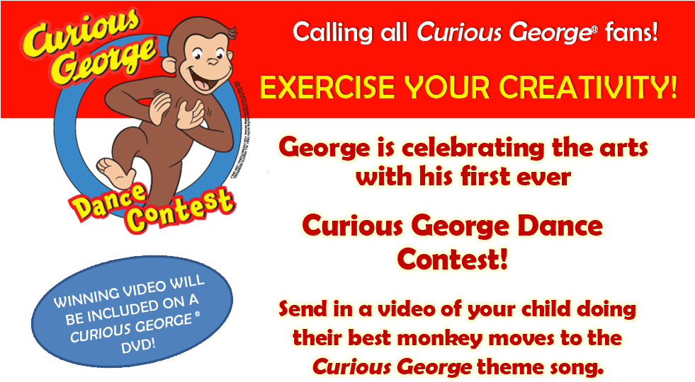 Our Friends At Curious George Are Back To Share A New - Curious George Chuck E Cheese (980x550), Png Download