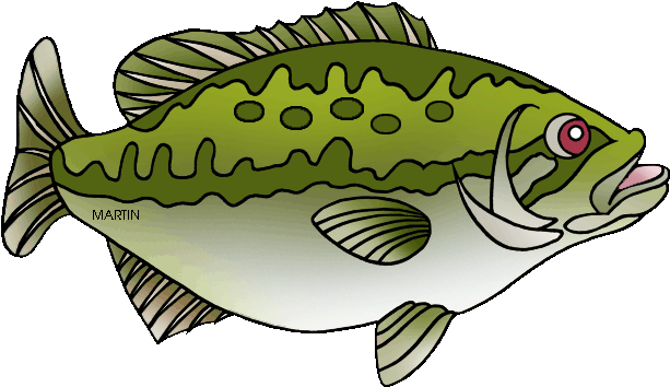Image Free Bass Fishing Clipart - Ky Spotted Bass Fish (648x403), Png Download
