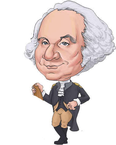 Free George Washington Clip Art - George Washington Clipart Png (500x500), Png Download