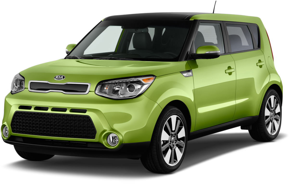2 - - Kia Soul 2017 Green (1360x903), Png Download