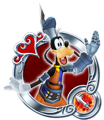 Captain Goofy - Goofy (343x396), Png Download