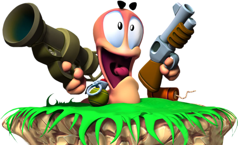 Worms Png Free Download - حرب الديدان (1024x768), Png Download