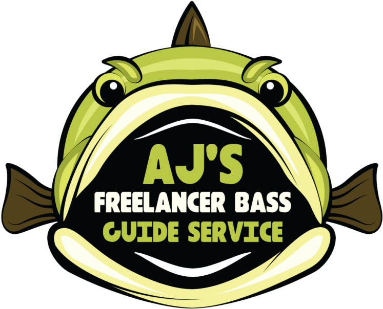 Aj's Freelancer Bass Guide Service Logo (768x651), Png Download