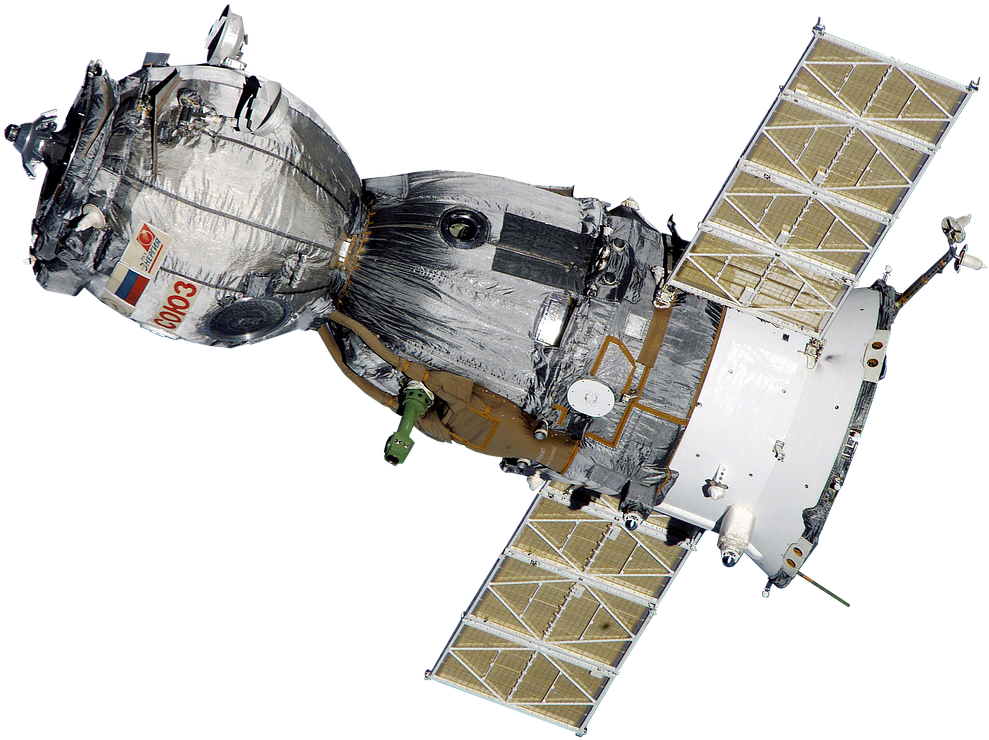 Satelit Space Travel Isolated - Soyuz Tma 7 Spacecraft Journal: Take Notes, Write Down (1280x847), Png Download