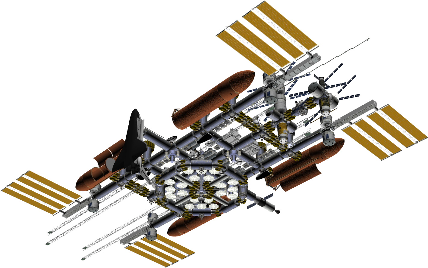 H 10 K - Space Station (1920x1080), Png Download