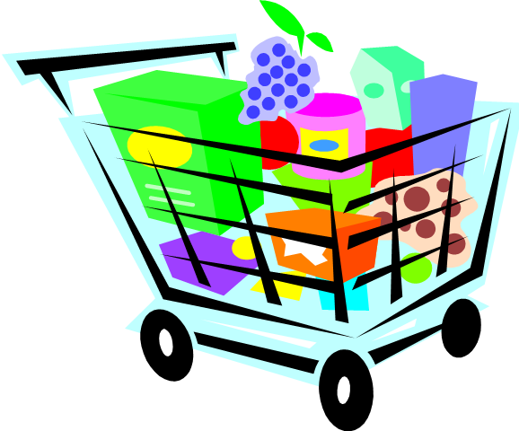 Grocery Cart - Logo Of Online Grocery Store (578x480), Png Download