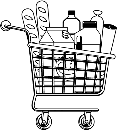 Prickett Fence - Shopping Cart (500x500), Png Download