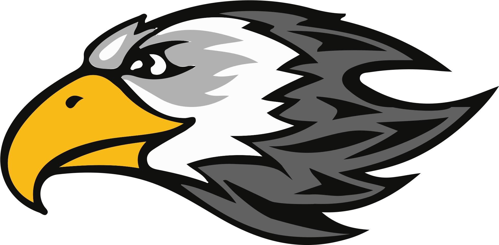 Image Freeuse Falcon Mascot Clipart - Falcon (2040x1039), Png Download