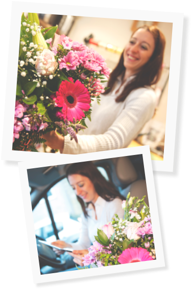 Flower Delivery In Ireland By Real Local Florists - Flower Delivery (392x573), Png Download