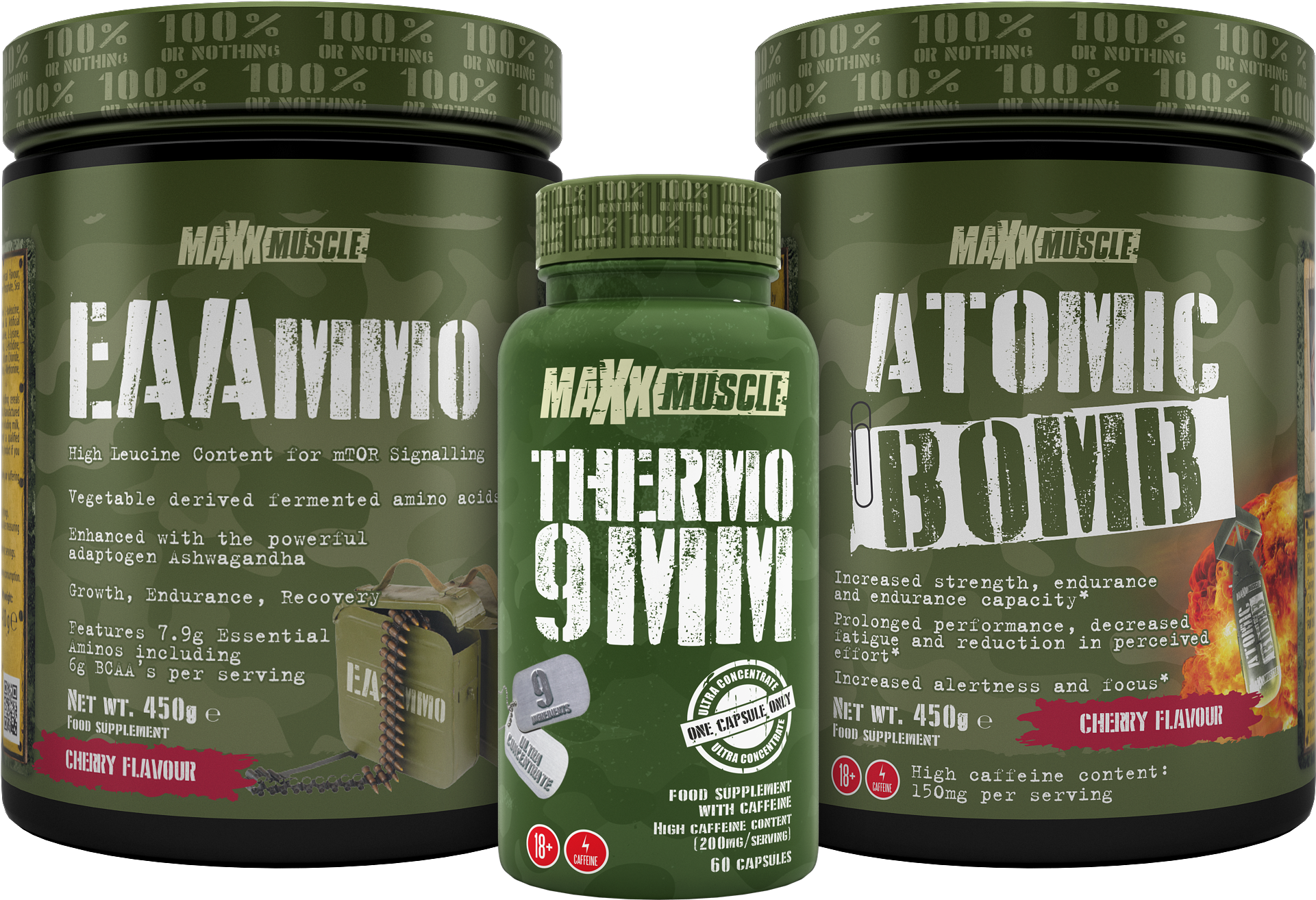 Tap To Expand - Maxxmuscle Eaammo 450g (1939x1939), Png Download