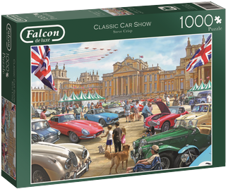 Falcon De Luxe Classic Car Show 1000pcs - Falcon Puzzle (630x335), Png Download