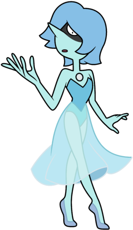 Blue Pearl Creepy - Вселенная Стивена Жемчуг Синего Алмаза (286x479), Png Download