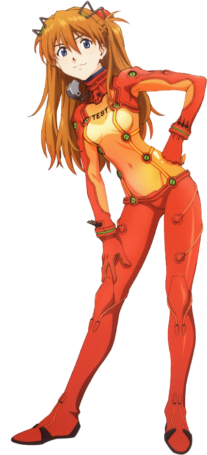 Asuka Test Plugsuit - Evangelion Asuka Plugsuit (518x943), Png Download