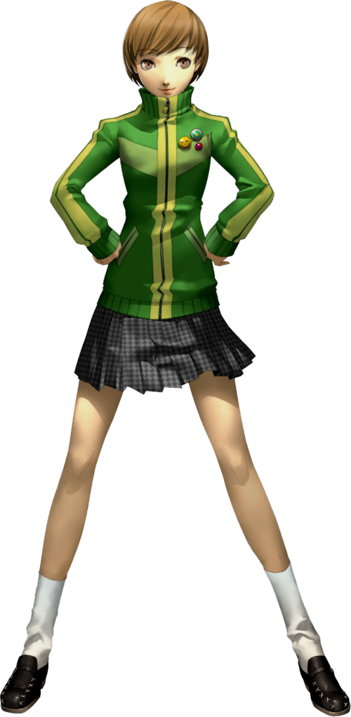 Chie Satonaka - - Persona 4 Chie's Persona (500x1021), Png Download