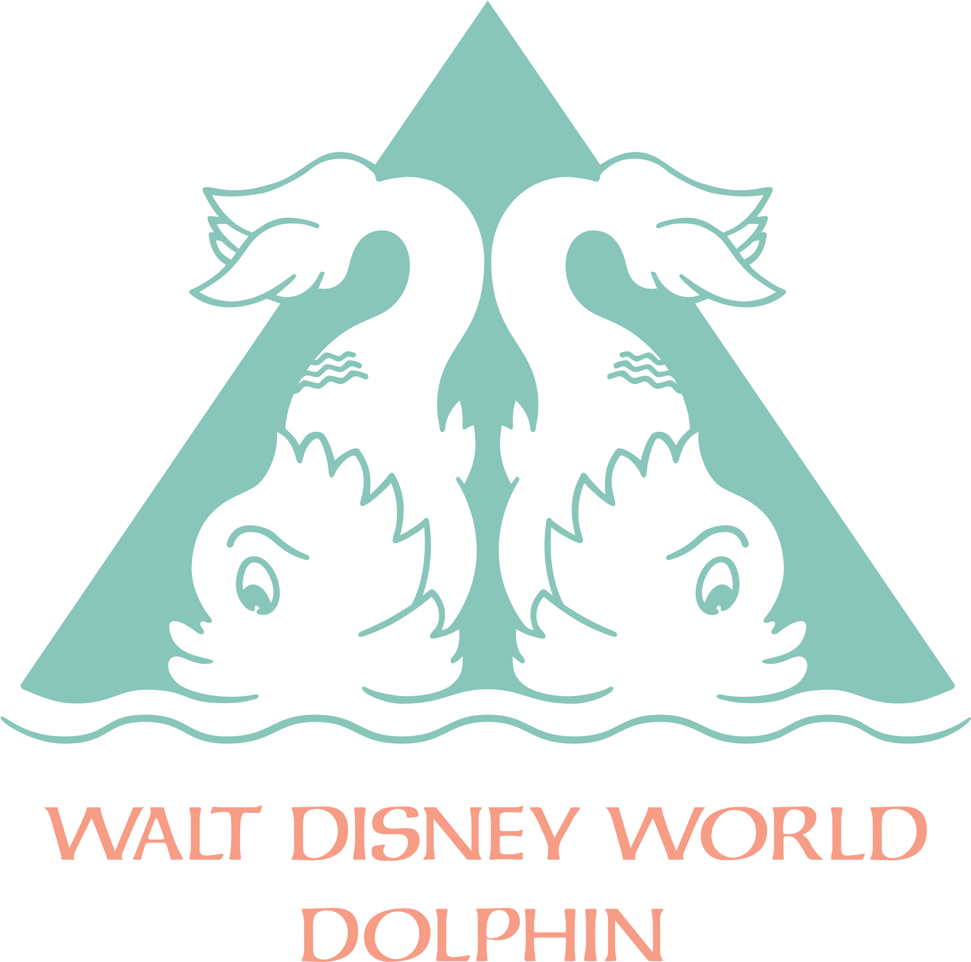 Disney Dolphin Resort Logo (1200x1196), Png Download