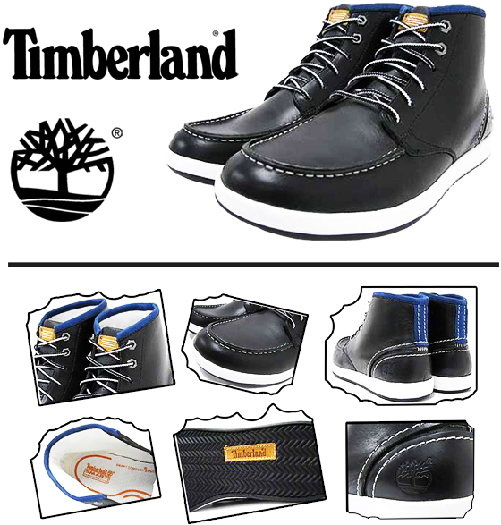 ~timberland 6 Eye Chukka Navy White Half Boot - Timberland Men's 6 Inch Premium (600x600), Png Download
