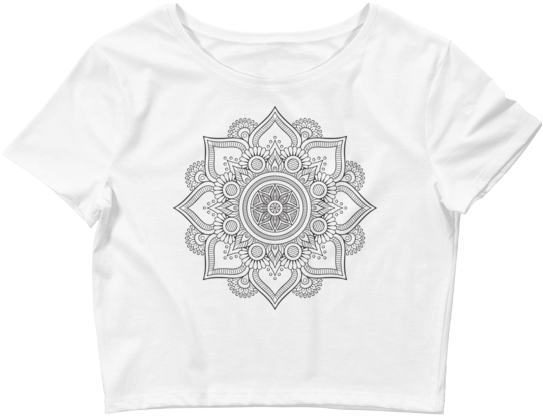 Out Of Stock Floral Print Black/white Women's Crop - Dakini Festival Logo (600x600), Png Download