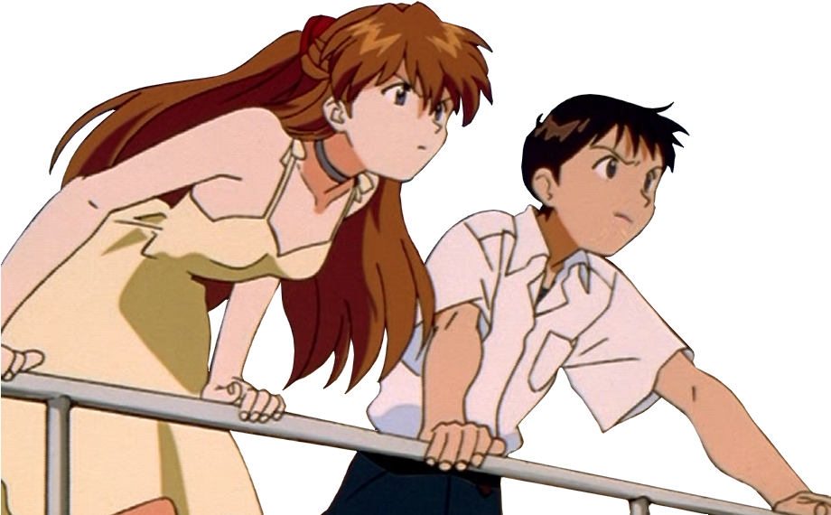 Gogopri Asuka Langley Soryu Shinji Ikari Neon Genesis - Blog (919x587), Png Download