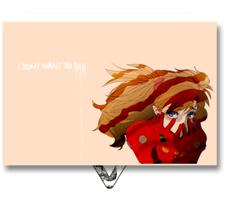 Asuka Print - 。sad Gurl Asuka Crop。 (480x480), Png Download