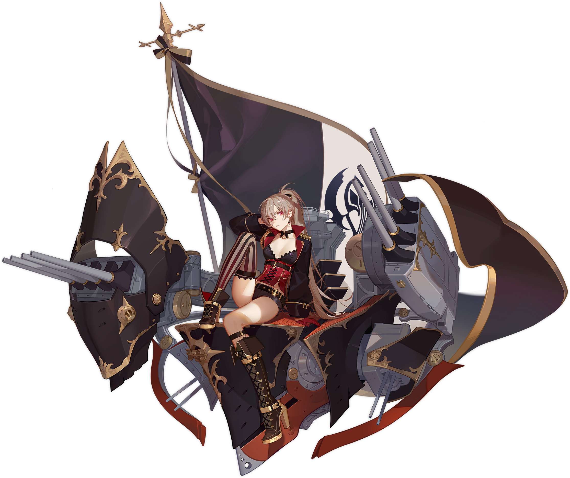 /asukaziye - Yande - Re - Jean Bart Azur Lane (2275x1930), Png Download
