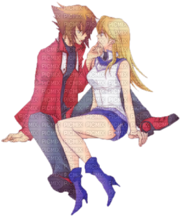 Judai X Asuka - Jaden Yuki (300x400), Png Download