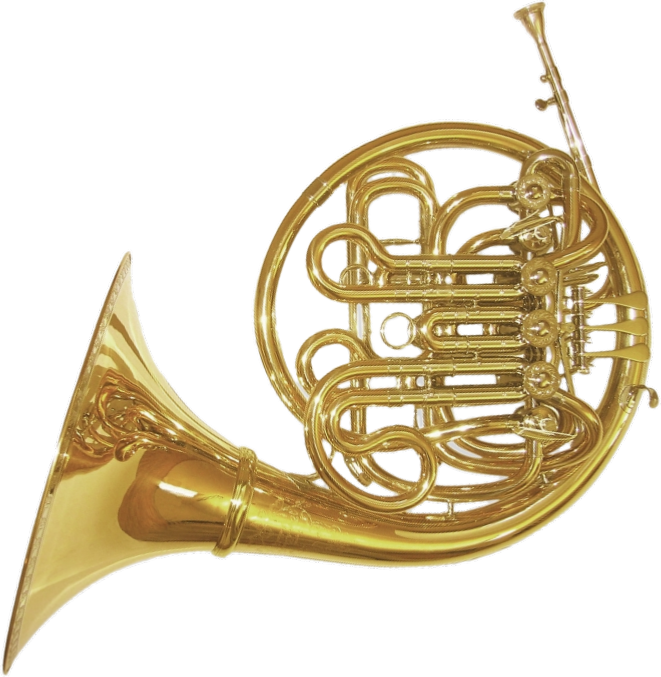 Triple Horn Png Vector Transparent - Hight F French Horn (661x677), Png Download