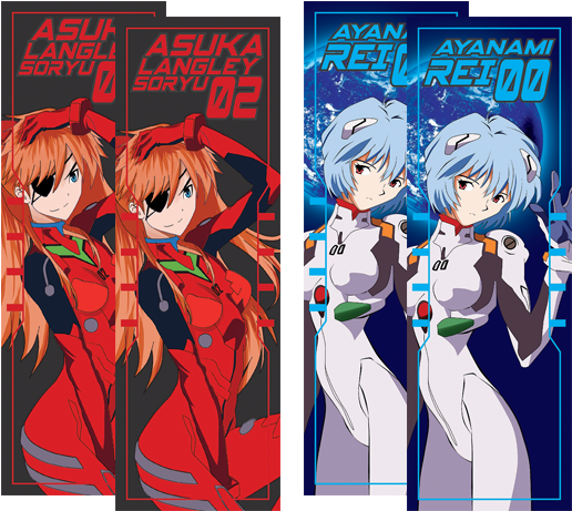Image Of Ayanami Rei & Asuka Slap Sticker - Rei Ayanami (787x787), Png Download
