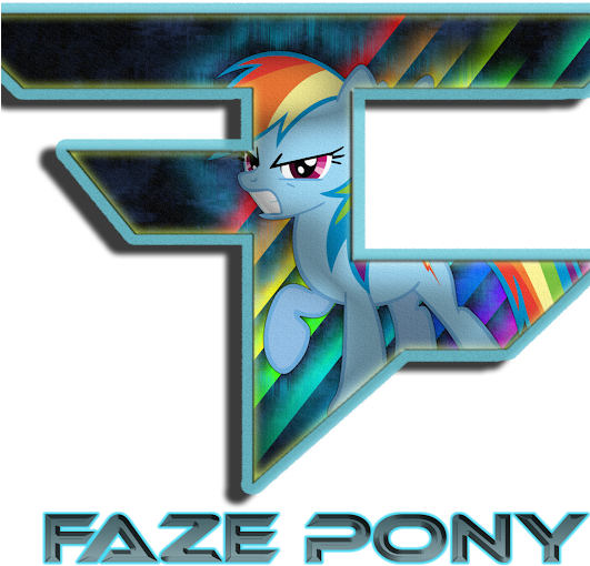 Faze My Little Pony (530x529), Png Download
