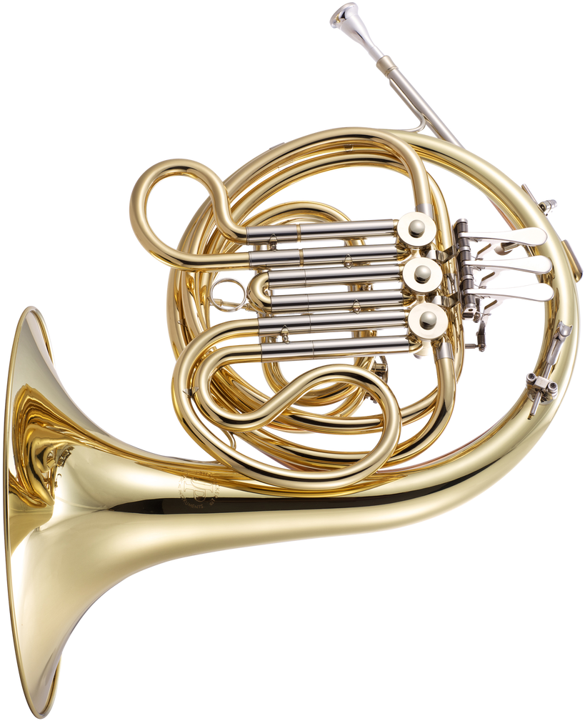 Jp162 French Horn Lacquer Cutout Reduced - Small French Horn (860x1200), Png Download