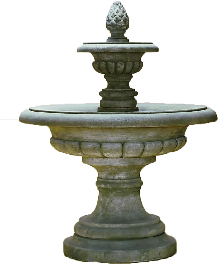 The Fontana Grande Outdoor Water Fountain Features - Concrete Outdoor Fountains (750x1000), Png Download