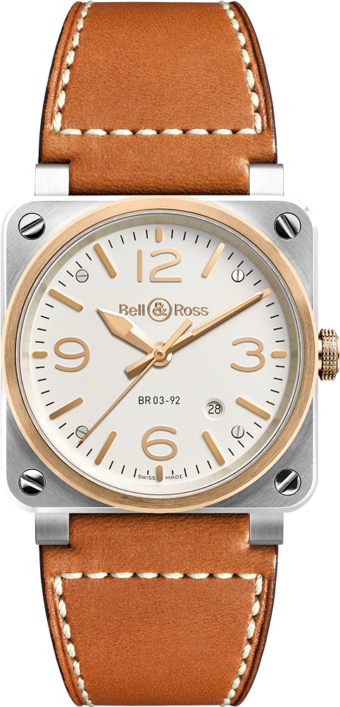 Bell & Ross Br 03-92 Bicolor (585x1050), Png Download