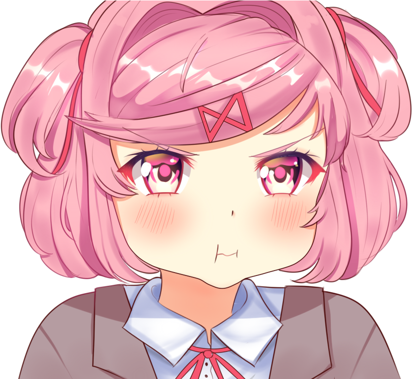 665kib, 980x768, - Natsuki Doki Doki Gif (980x768), Png Download