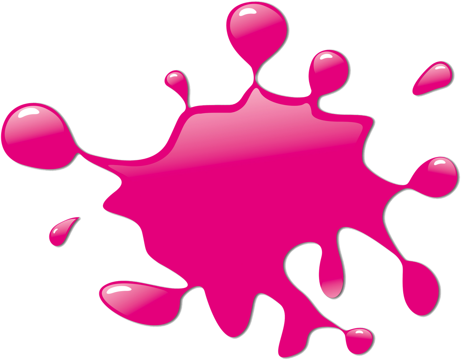 Splash Clipart Fountain Youth - Paint Splash Clipart (1600x1525), Png Download