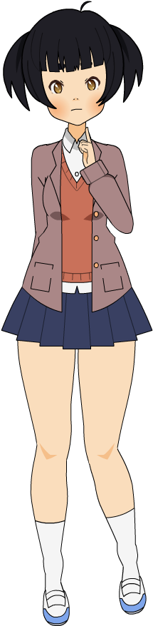 Iwa Fullbody - Cartoon (260x898), Png Download
