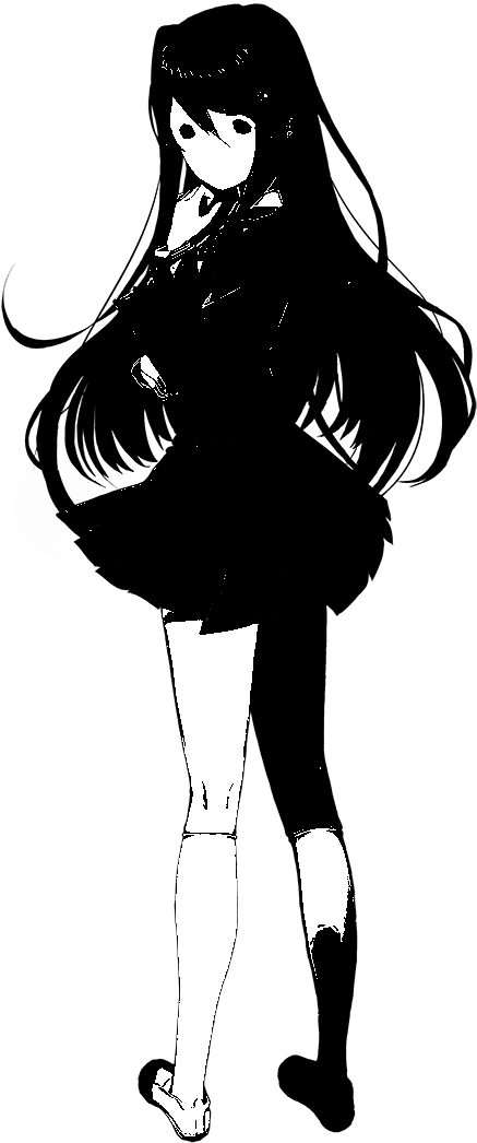Doki Doki Literature Club Ghost Yuri - Yuri Doki Doki Literature Club (481x1080), Png Download