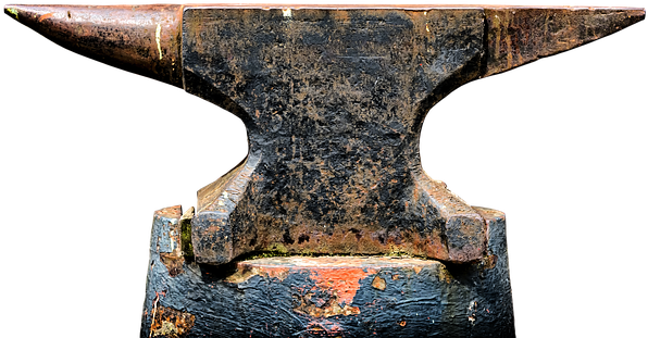 Anvil, Blacksmith, Forge, Hammer - Blacksmith Forge Png (614x340), Png Download
