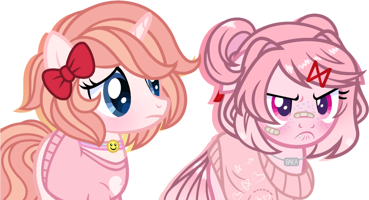 Strawberry-spritz, Baka, Base Used, Bow, Clothes, Cute, - Doki Doki Literature Club Base (1280x718), Png Download