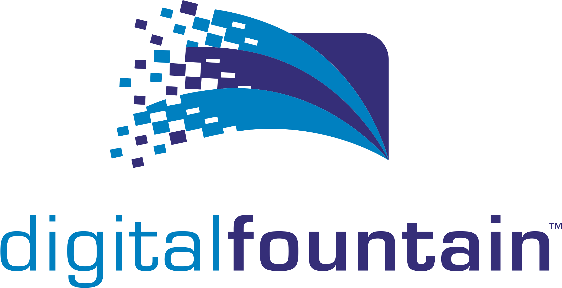 Digital Fountain Logo Png Transparent - Digital Fountain (2400x2400), Png Download