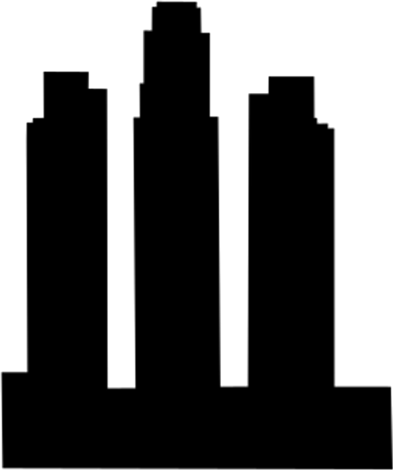 The Address Residence - Silhouette (1000x1000), Png Download