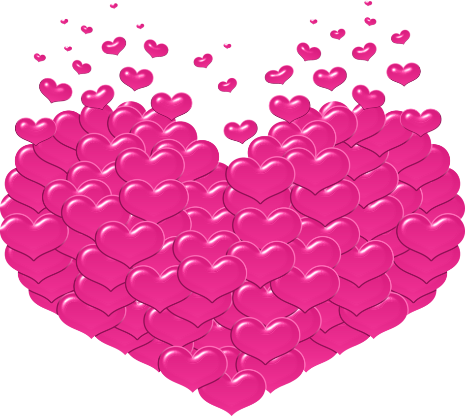 Love Clipart Corazon - Corazon Fucsia Png (946x845), Png Download